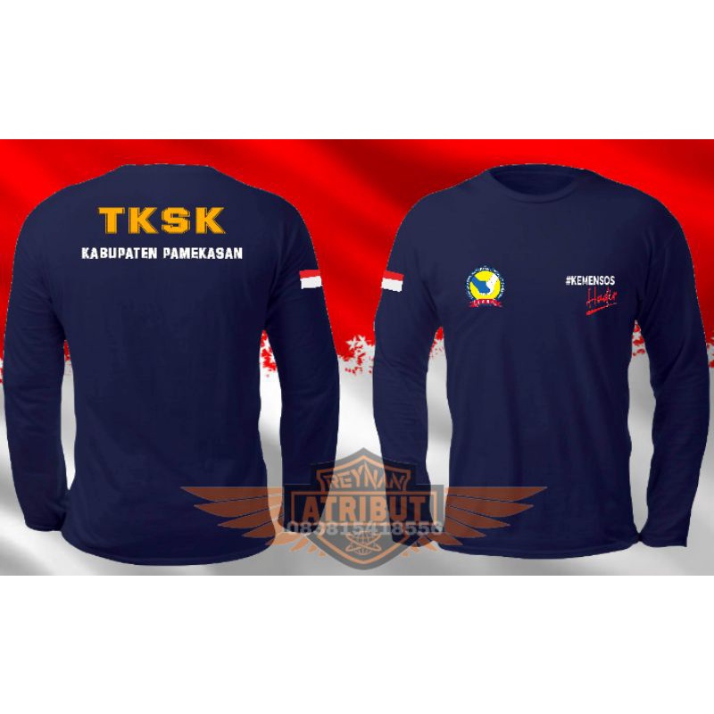 Kaos Lengan Panjang KEMENSOS TKSK