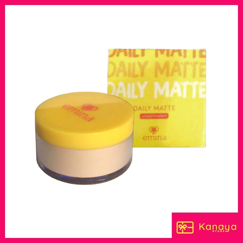 (BISA COD) Emina Daily Matte Loose Powder - Bedak Tabur