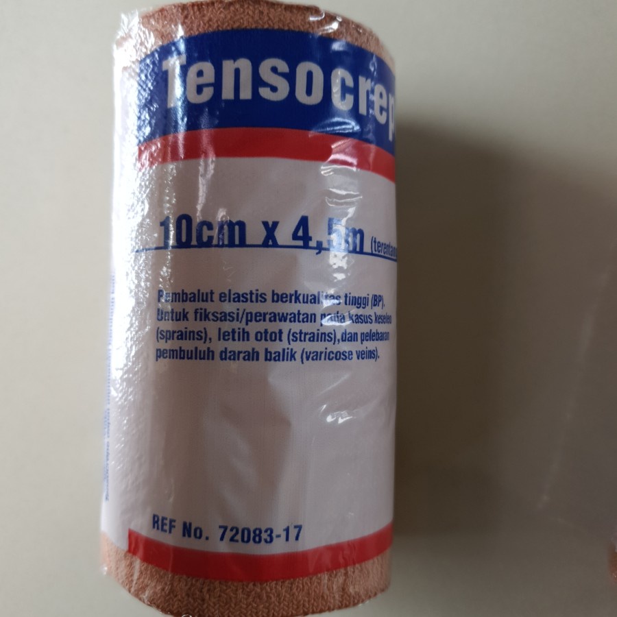 Tensocrepe 10 cm x 4.5m Perban Elastis 4 Inch Verban Elastic 2In BSN