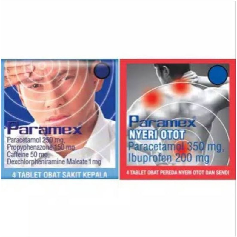 [4 tablet] Paramex / Paramex Nyeri Otot