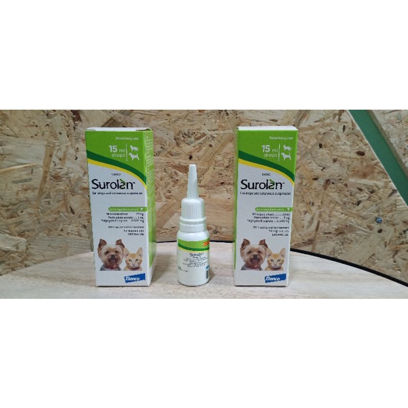 Surolan Tetes Telinga Kucing dan Anjing Pet Ear Drops 15 Ml
