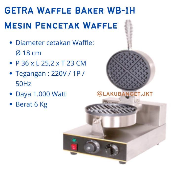 Waffle | Getra Waffle Baker Wb-1H / Mesin Waffle Getra Wb 1H Garansi Resmi