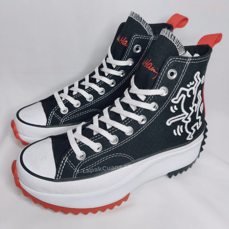 CONVERSE RUN STAR HIKE X KEITH HARING || BNIB RESMI PT.MAP