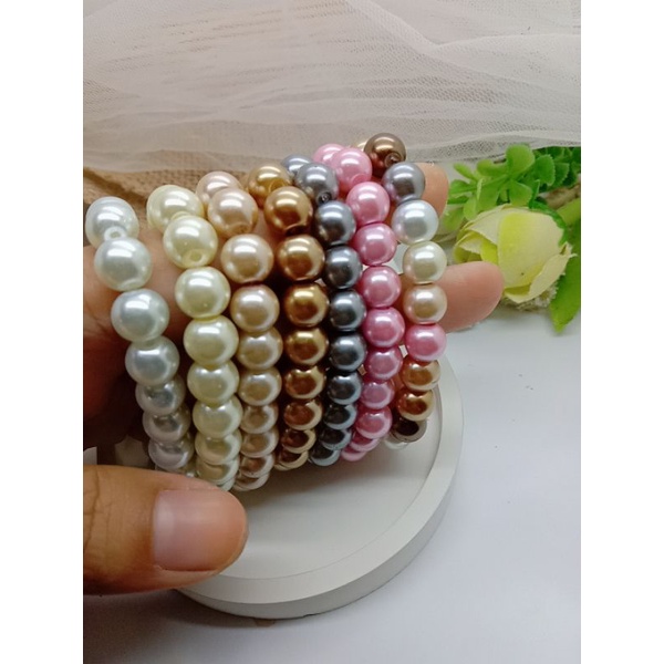 Gelang Fashion Wanita Gelang Mutiara Sintetis Yasafa