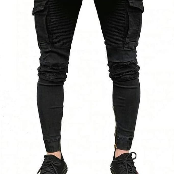 Celana Jeans Pria/Biker Cargo/Biker Jeans Pria/Skinny Jeans Pria .Aruansy.Olshop