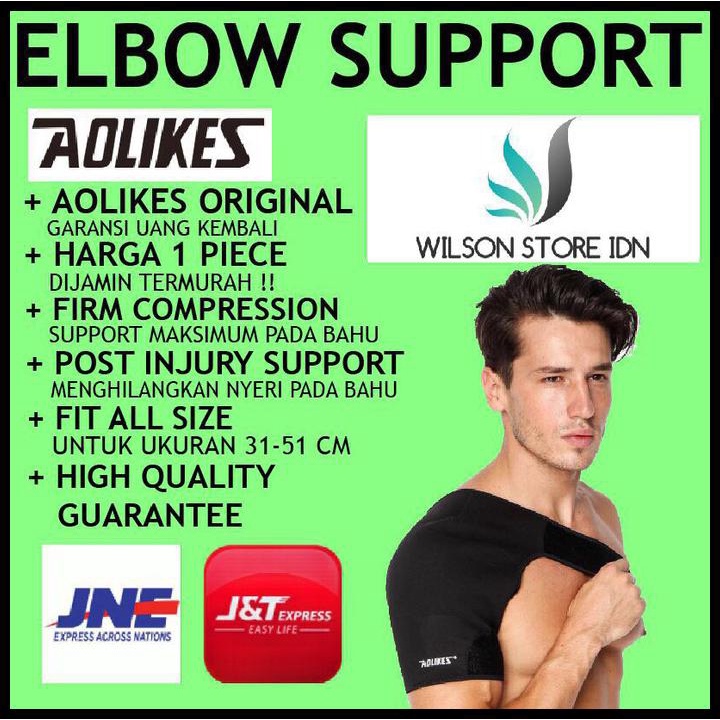 Aolikes Shoulder Support Sleeve Pad Deker Pelindung Penyangga Bahu - Kiri