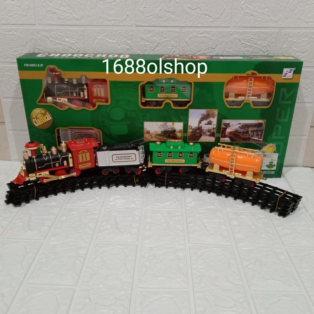 Mainan Anak Rel kereta api chocho train locomotive kado hadiah