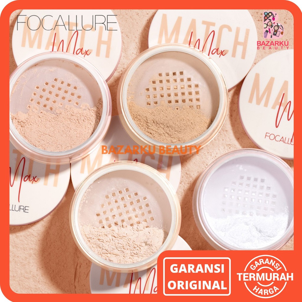 Focallure Matchmax Baking and Setting Loose Powder Focallure Setting Powder Focallure Bedak Focallure Bedak Tabur Focallure Focallur Focalure Fucallure Foccalure