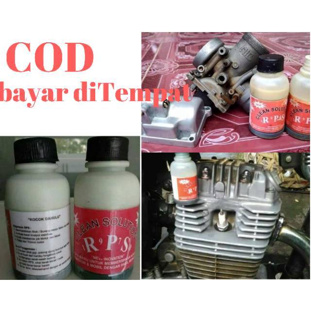 Terlaris/Termurah RPS CLEAN SOLUTION PEMBERSIH KERAK & KARAT/Pembersih kerak blok mesin motor&mobil
