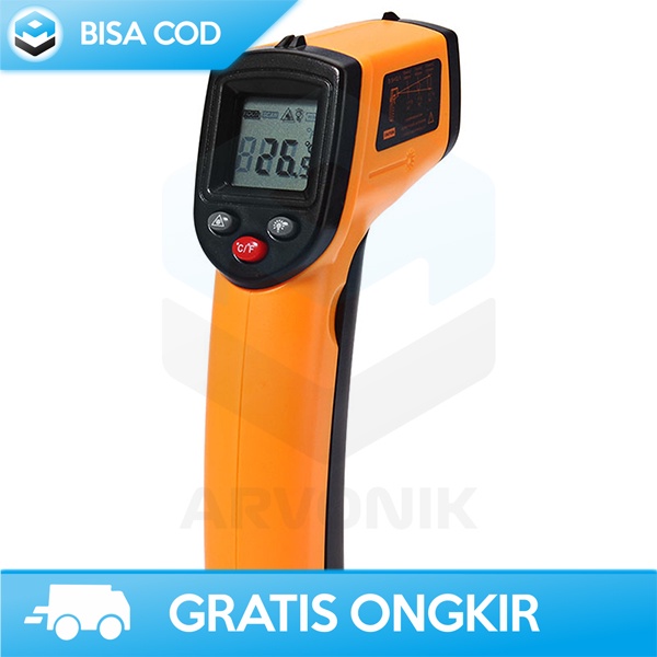 THERMOMETER PENGUKUR SUHU TUBUH LASER INFRARED BY SMARTSENSOR ORIGINAL