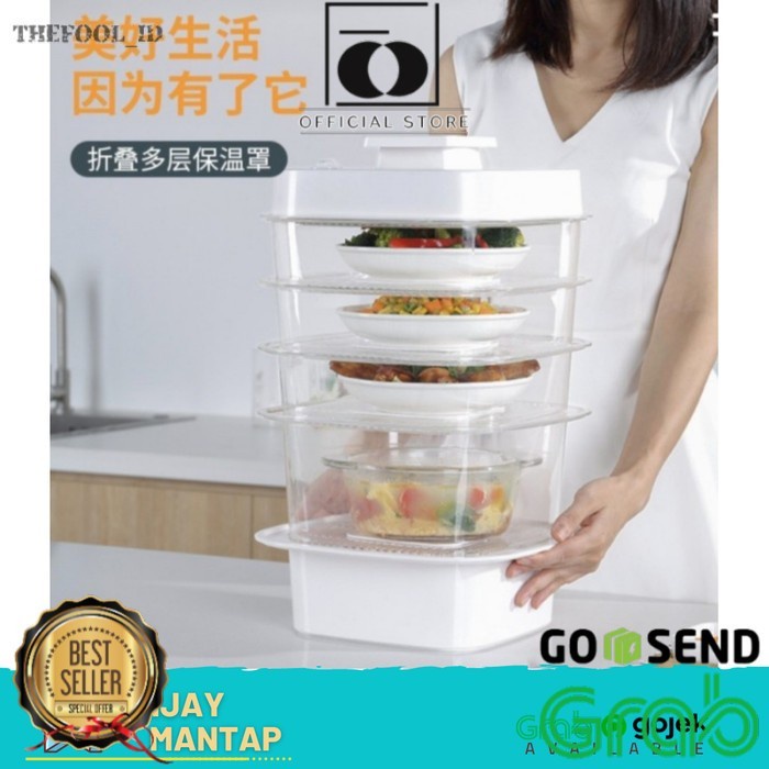 MoveAble Food Layers - 6 Layers Tetap Panas - Anti Lalat Anti Debu