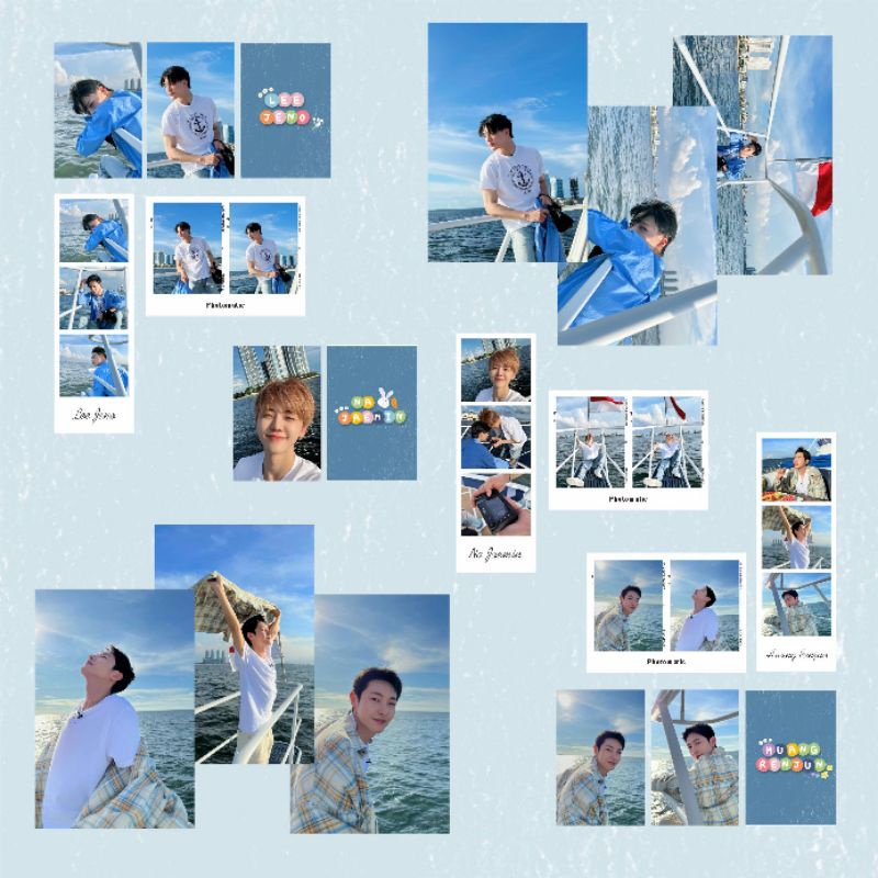 Jeno Jaemin Renjun in Ancol Jakarta PC Photocard/Photomatic/Photostrip/Postcard