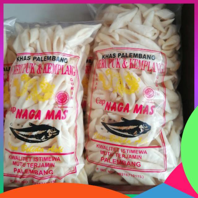 

Kerupuk Buncis Palembang Paketan 1 Kilogram 250 Gram/ 500 Gram Naga Mas
