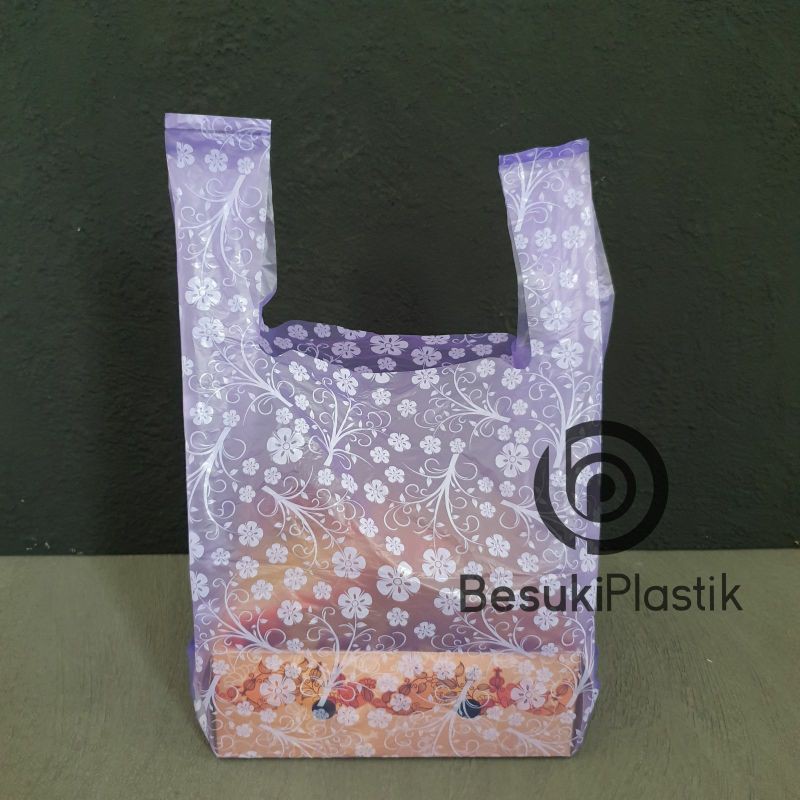Kantong Plastik Kresek Batik 28cm / Tas Plastik Batik / Kresek Batik / Kresek Dus 28cm