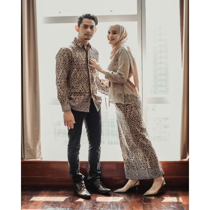 Maura Couple - Sania Ruffle Batik Couple ori Ndoro jowi DNT Garansi Termurah Shopee - COUPLE AQILA