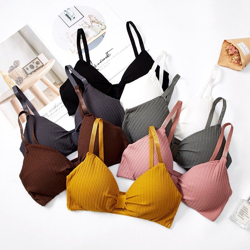 Bra BH Wanita Model Push-Up Isi Busa dengan Tali Strap dan Bahan Lace Breathable