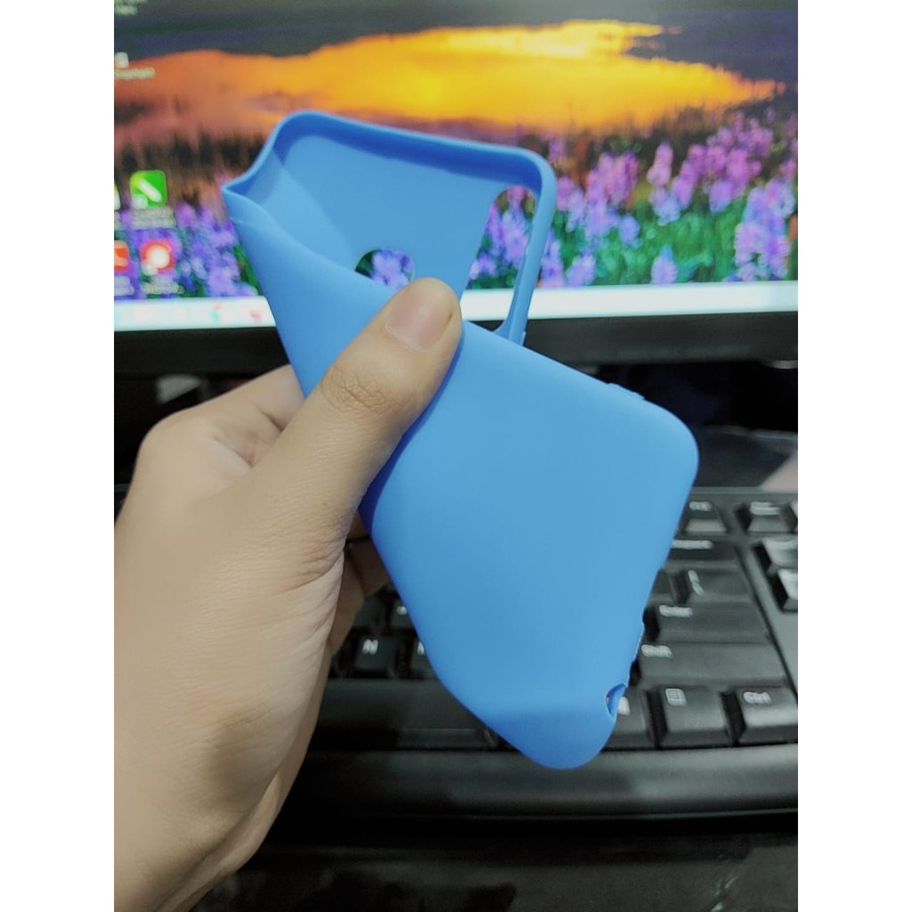 TPU MACARON Infinix Hot 8 6.52 Inchi Softcase Silicon Candy Anti Noda No Logo Full Cover