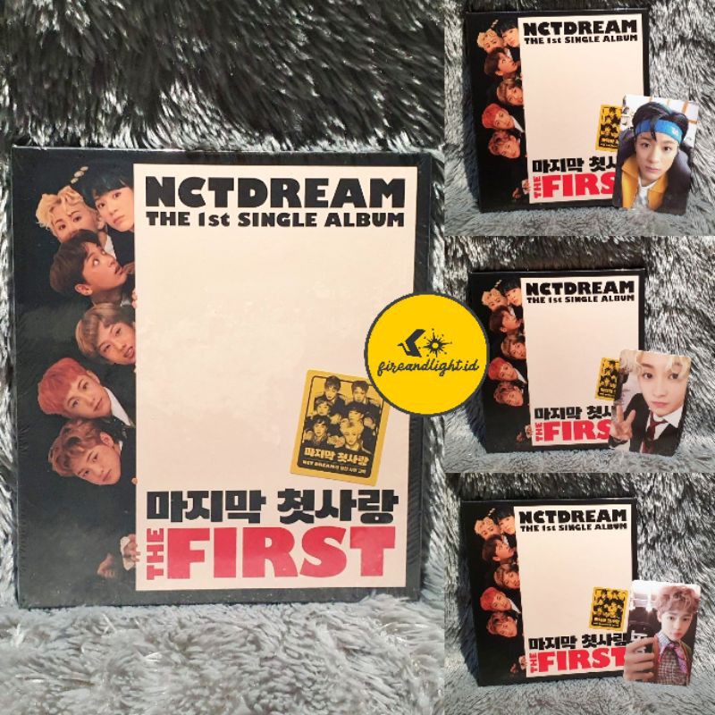 [ UN SEALED SET MEMBER ] NCT DREAM - MY FIRST AND LAST JENO RENJUN MARK CHENLE