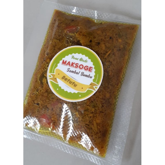 

Sambal Betutu Sachet 40 gram