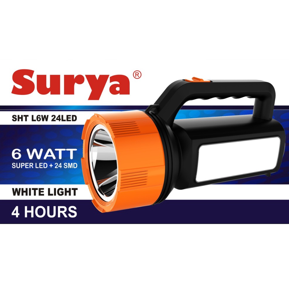 Senter SURYA SHT L6W 24LED / LED Lampu Emergency