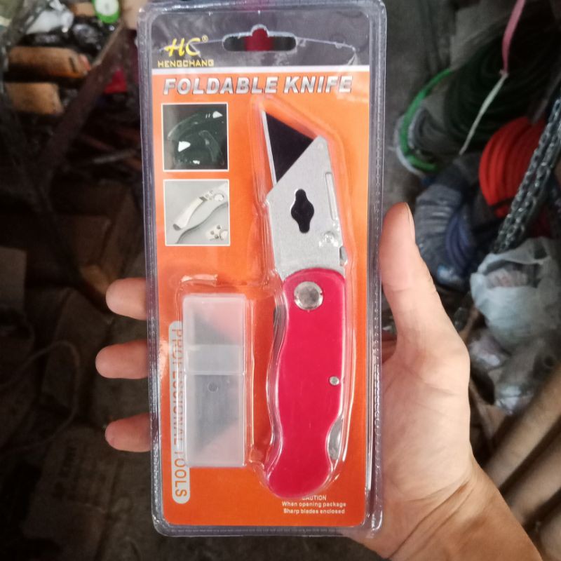 pisau lipat folding knife multifungsi