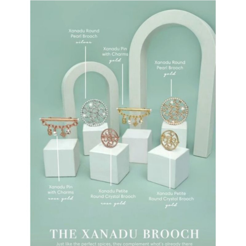 The Xanadu Brooch Buttonscarves X RiaMiranda