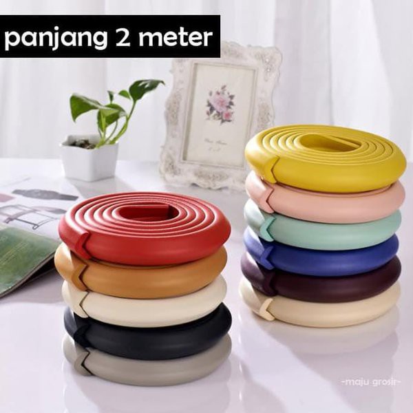 Pengaman Meja Pinggiran Sudut Karet Tebal Stip - Baby Safety Lemari Baby Safety Protector Strip Baby