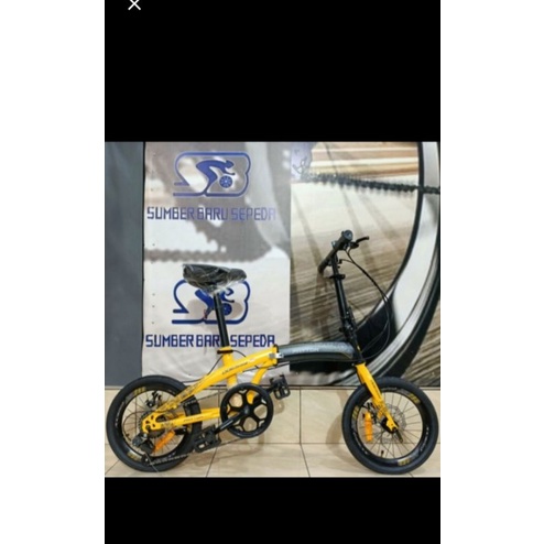 Sepeda Lipat Odessy Phyton 16inch 7Speed New