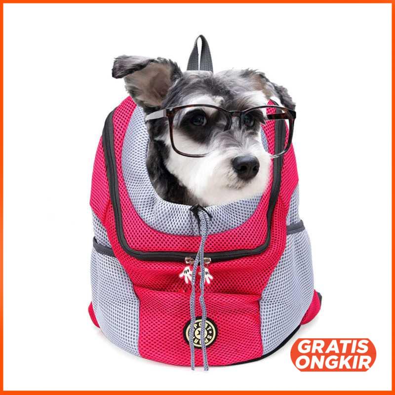 Tas Ransel Backpack Hewan Anjing Kucing Pet Carrier - D602