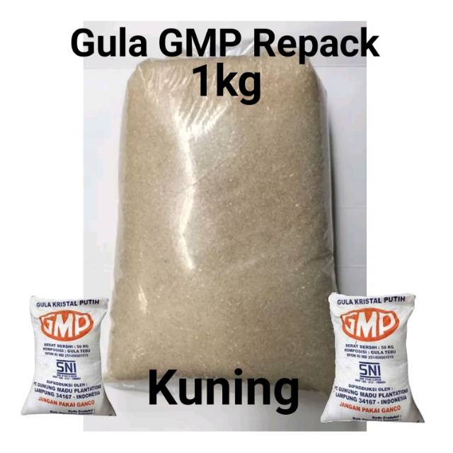 Gula pasir 1kg GMP Repack  gula GMP karung