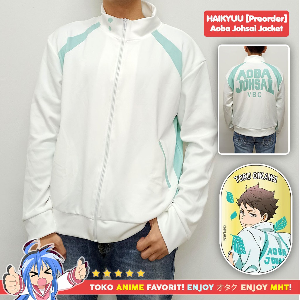 Jaket Anime Full Print Haikyuu Aoba Johsai