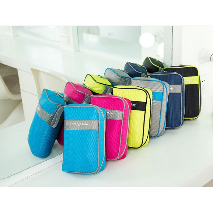 Tas Dompet HP / Korean Gadget Organizer Travel Charger Pouch