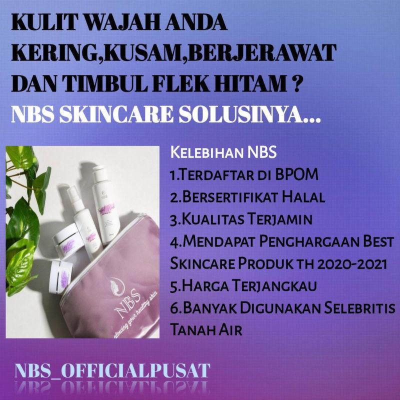 Paket Nbs Ultimate New Glowing Your Healthy Skin paket kecantikan dan pembersih wajah nbs