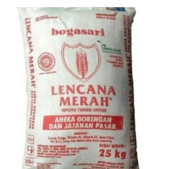 

TERBARU Tepung Terigu Lencana Merah Bogasari 25kg