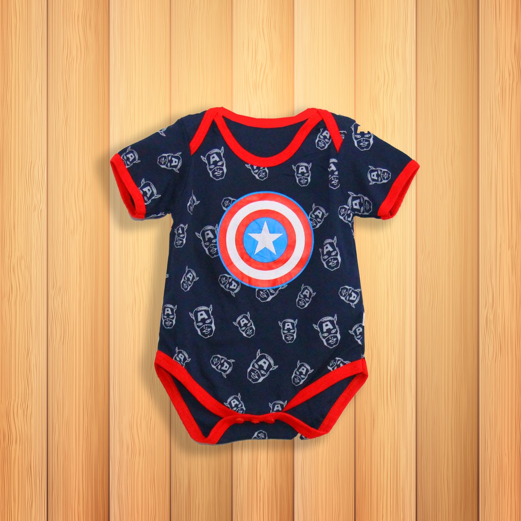  Baju  Kodok  Bayi  Captain Baju  Bayi  Superhero Overall Tangan 