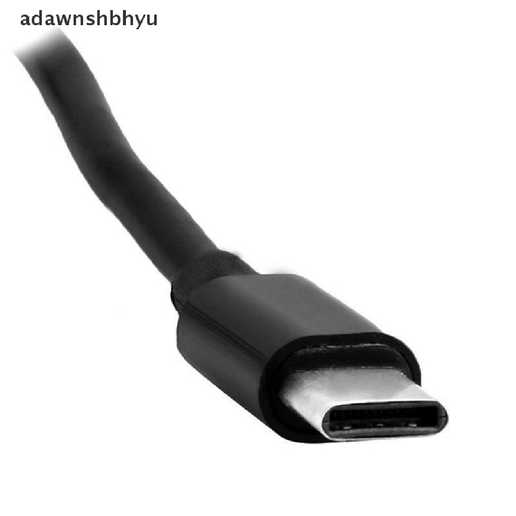 Adawnshbhyu USB-C Tipe C Ke HDMI Adapter USB 3.1 Kabel Untuk MHL Hp Android Tablet Hitam