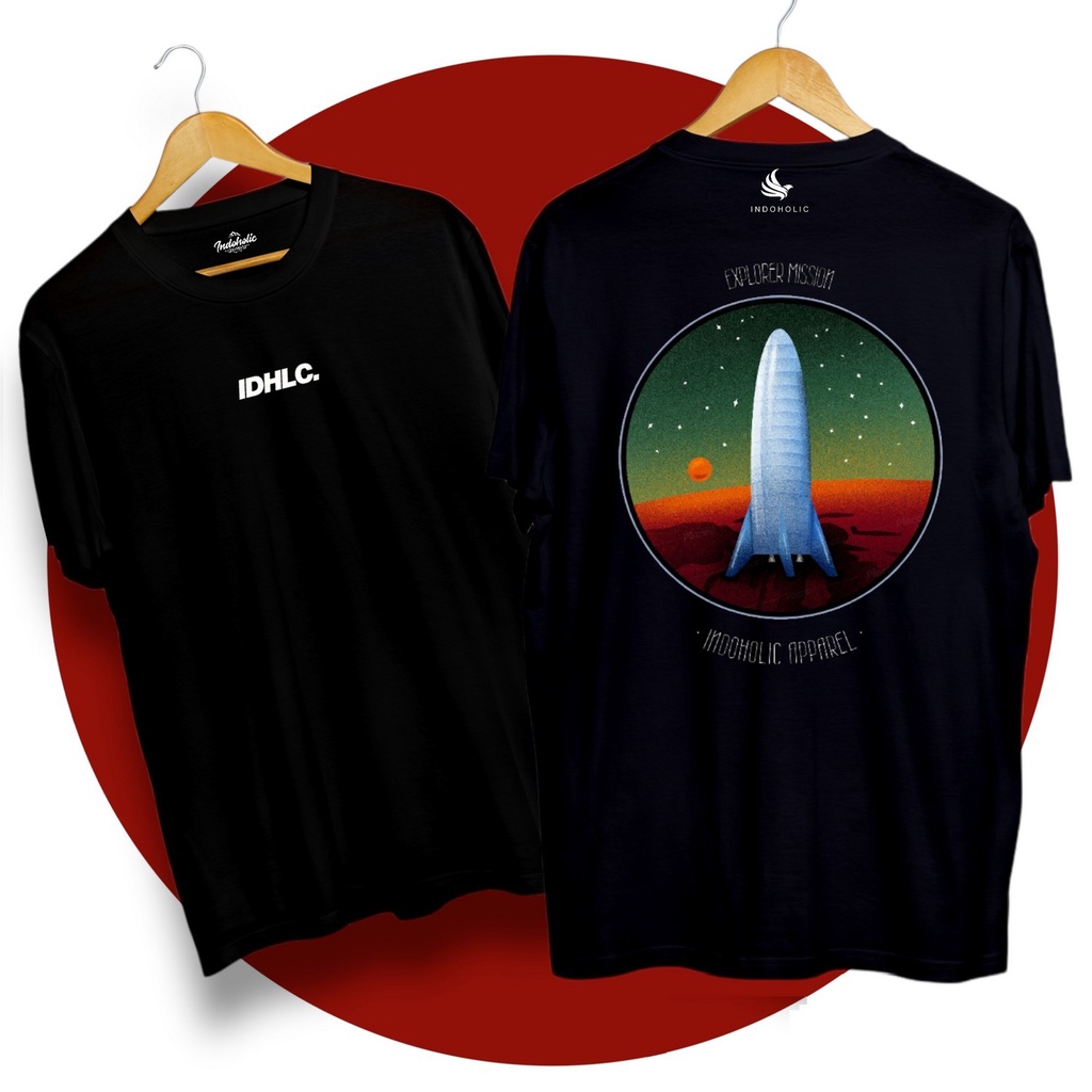 Indoholic kaos pria kaos wanita kaos distro baju kaos pria kaos oversize kaos polos H&amp;M Kaos Cewek Kaos Murah Nasa Kaos Surfing Apolo Nasa