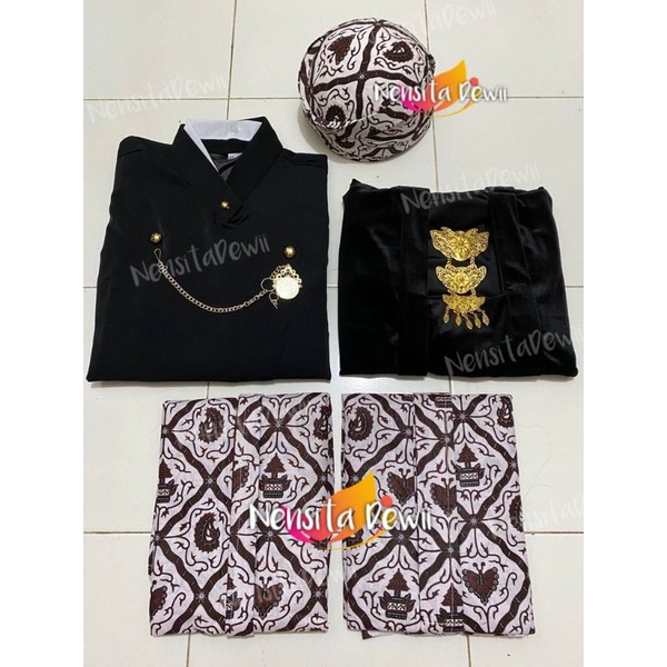 Set Baju Prewedding / Baju Couple Adat Jawa - Solo, Motif Sidoluhur