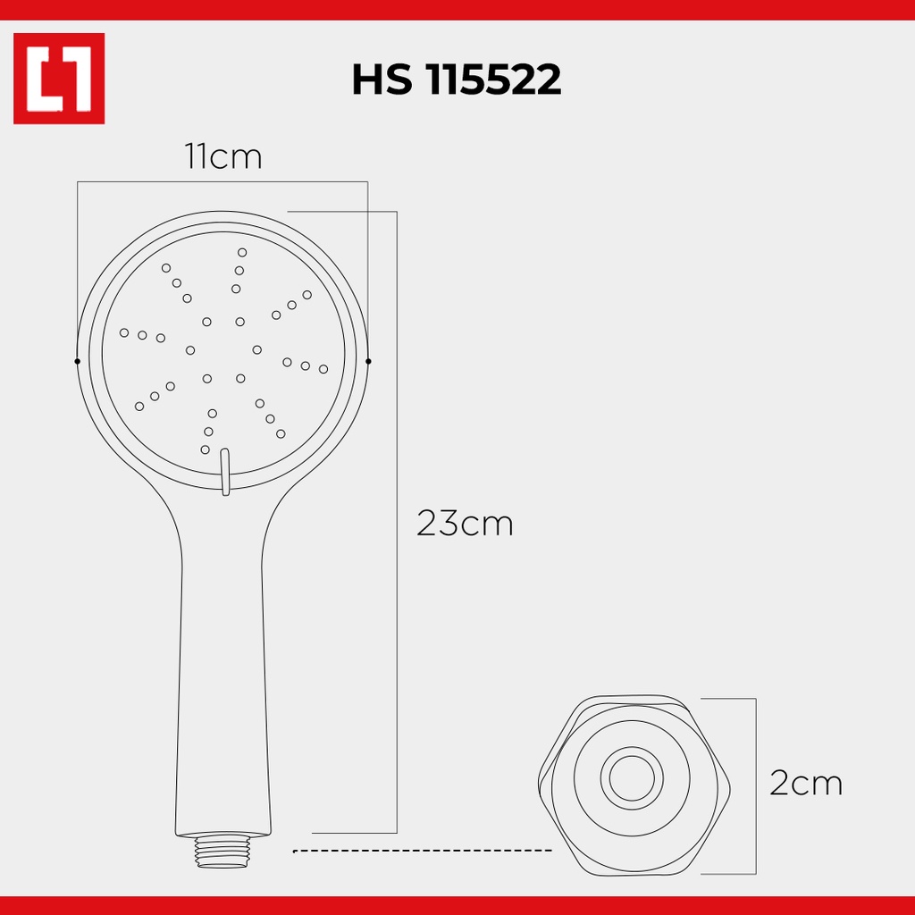 Kepala Head Hand Shower Mandi Semprotan Air - Weldom