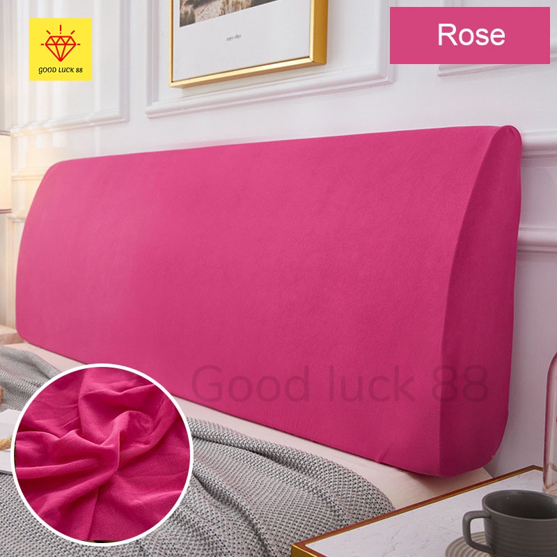 Sarung Headboard Tempat Tidur Springbed Divan Sandaran Kepala Kasur Ukuran 120x200 160x200 180 x200 200x200cm Motif Polos