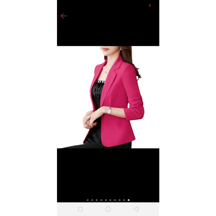 Jas/blazer wanita cewek perempuan modis modern best trend/jas blazer wanita cewek korea kekinian