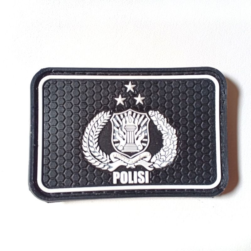 Patch Rubber Logo Polisi