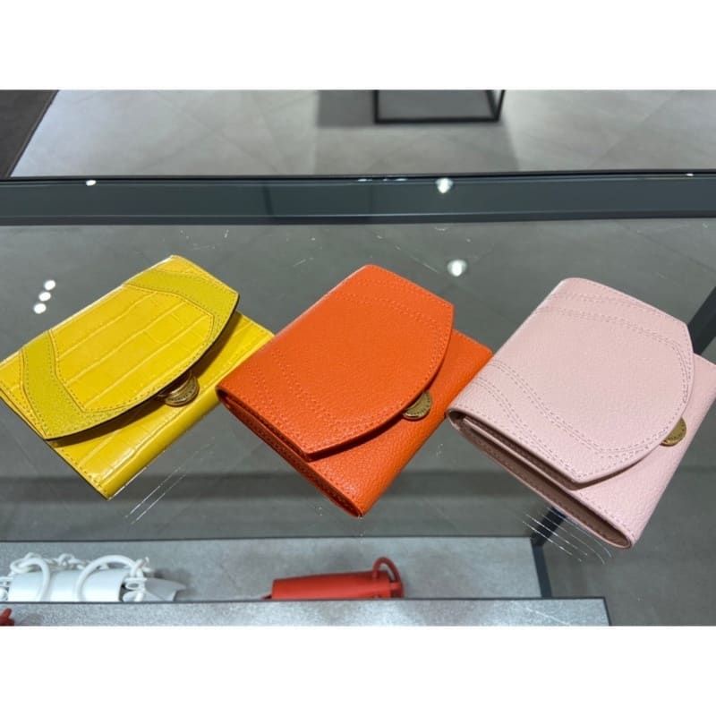 3.3 SALE | CK Croc-Effect Push-Lock Mini Wallet