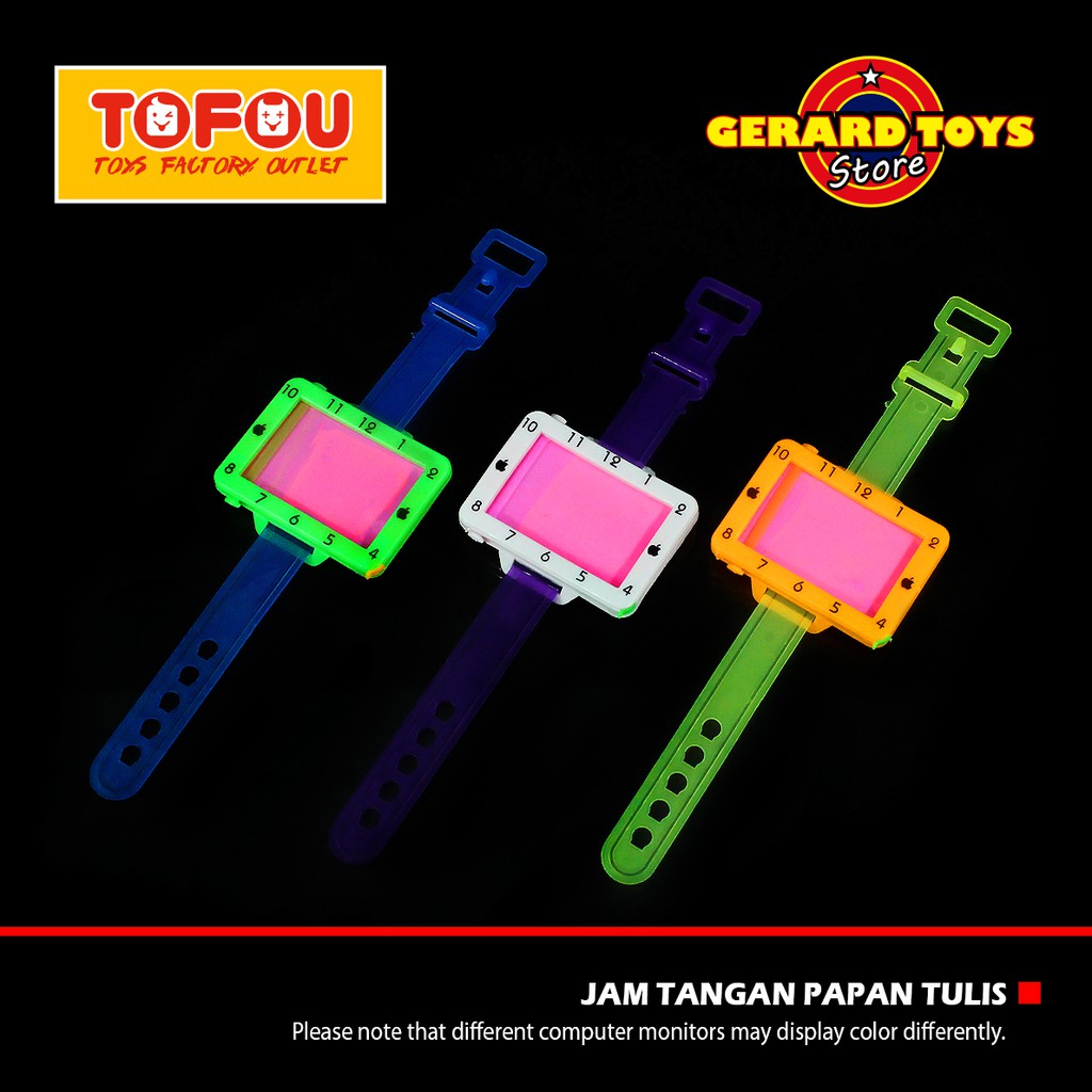 

Mainan Jam Tangan Papan Tulis MURAH BANGET