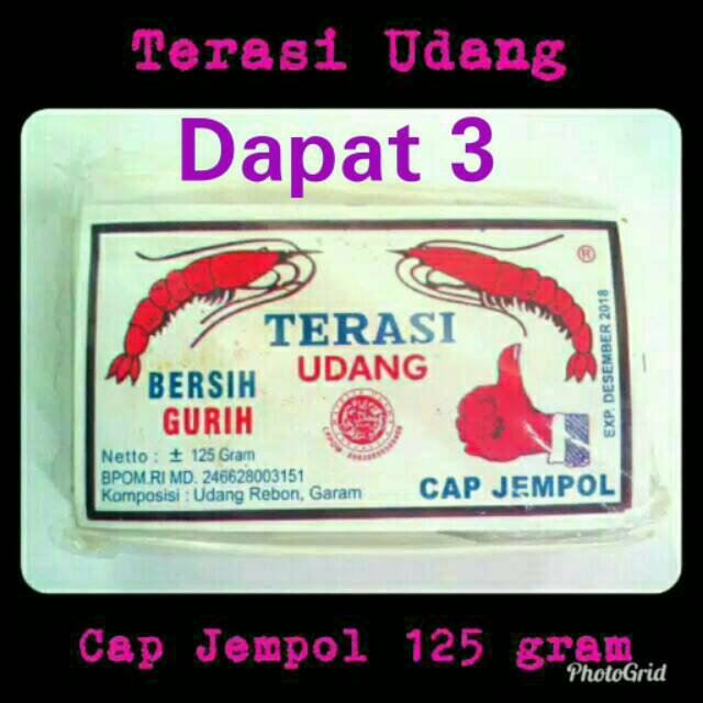 

TERASI UDANG CIREBON cap jempol