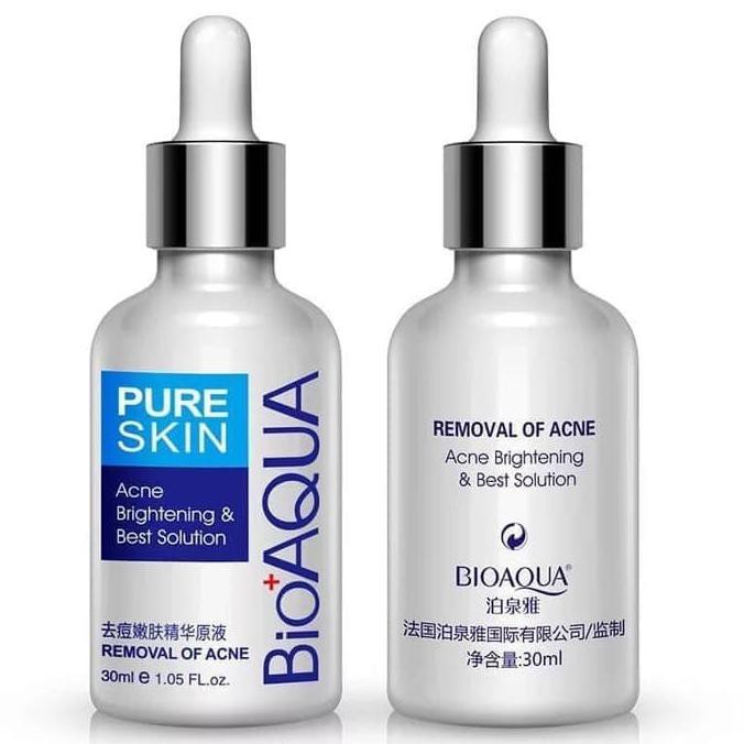 BEST SELLER- BIOAQUA PURE SKIN ACNE REMOVAL SERUM /SERUM ACNE BIOAQUA