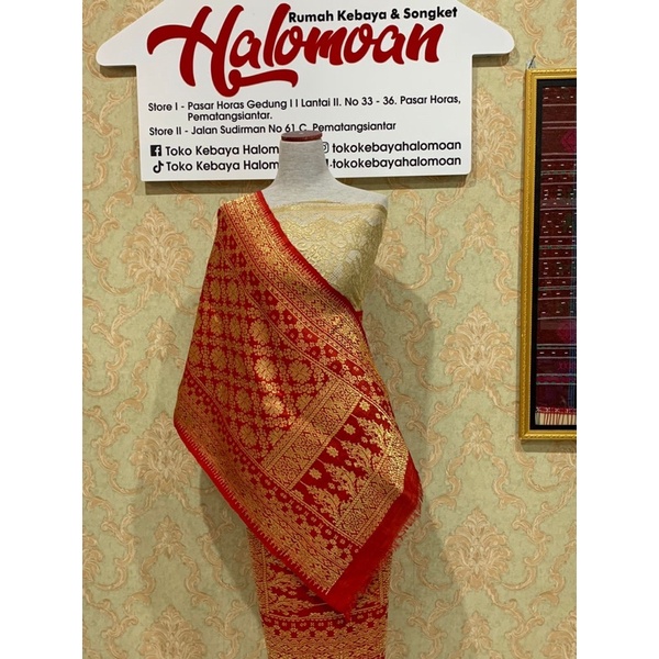 songket palembang,asli tenun tangan,sutra gebeng