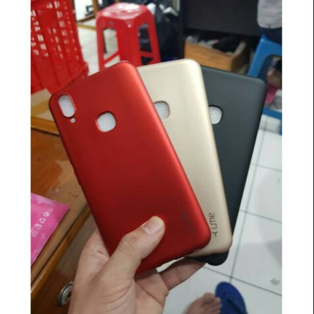 VIVO V9 - Emerald Ume Softcase Polos Case Baby Slim