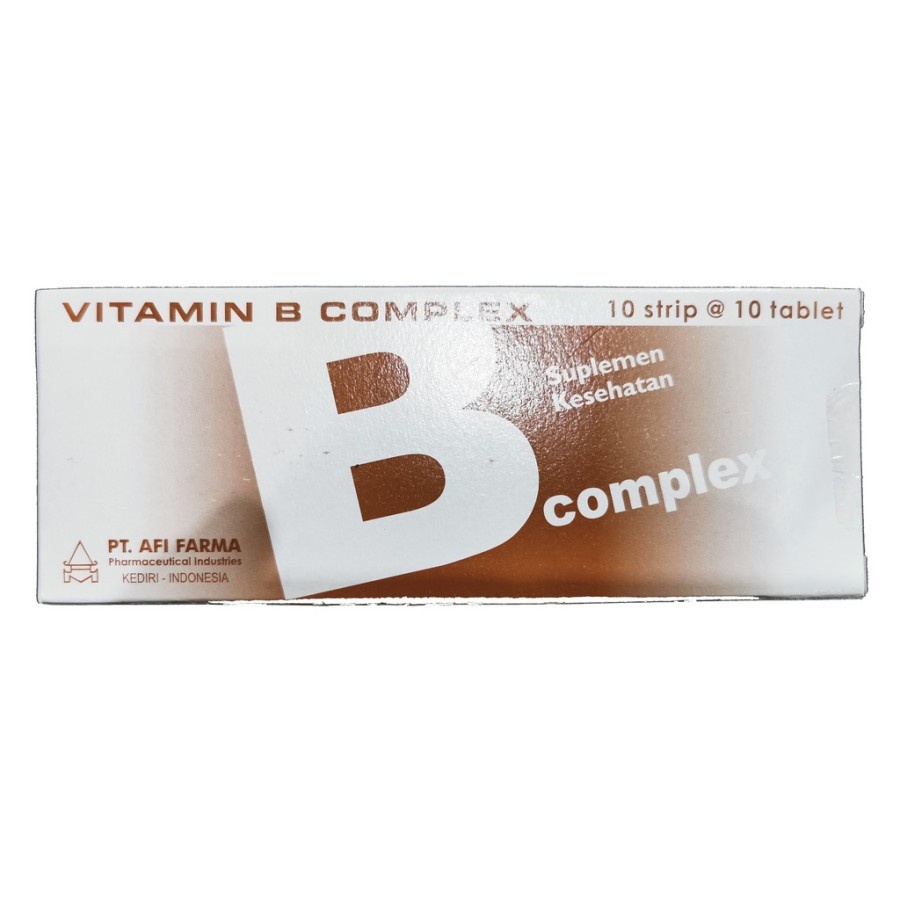 VITAMIN B COMPLEX GENERIK 10 TABLET/STRIP