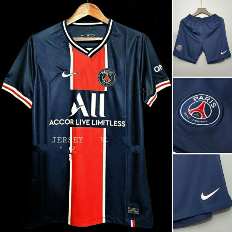 JERSEY PSG HOME 1 STEL GRADE ORI IMPORT TERBARU 2020 2021 1 SET